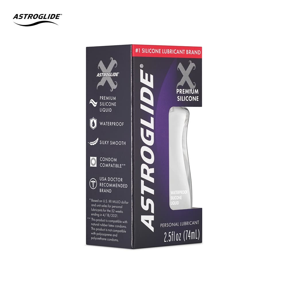 ASTROGLIDE เจลหล่อลื่น X Premium Silicone สูตรซิลิโคน หล่อลื่นยาวนานพิเศษ ขนาด 2.5 ออนซ์/74 มล. รูปที่ 4