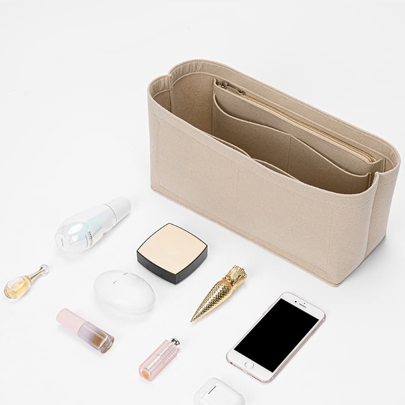 Evertoner Felt ใส่สําหรับ Gy GM PM Mini Tote กระเป๋าผู้หญิงกระเป๋าถือด้านในกระเป๋าเดินทางเครื่องสําอาง Liner กระเป๋า Shaper รูปที่ 9