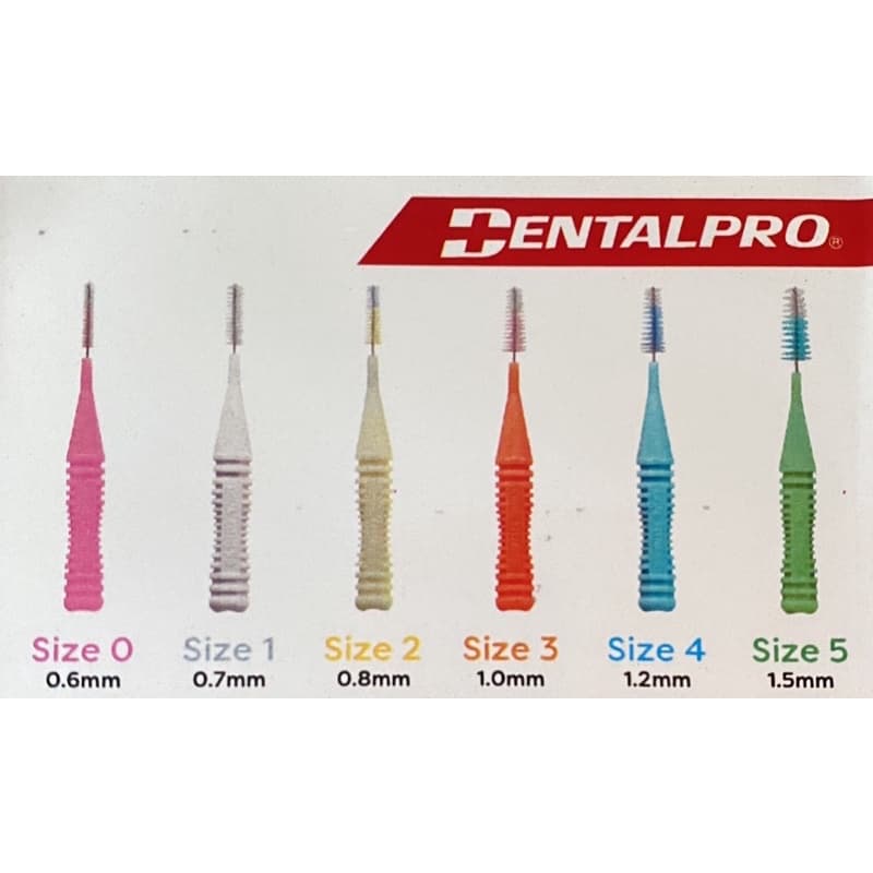แปรงซอกฟัน Dentalpro แผงละ 10ด้าม มี 5ขนาด รูปที่ 8