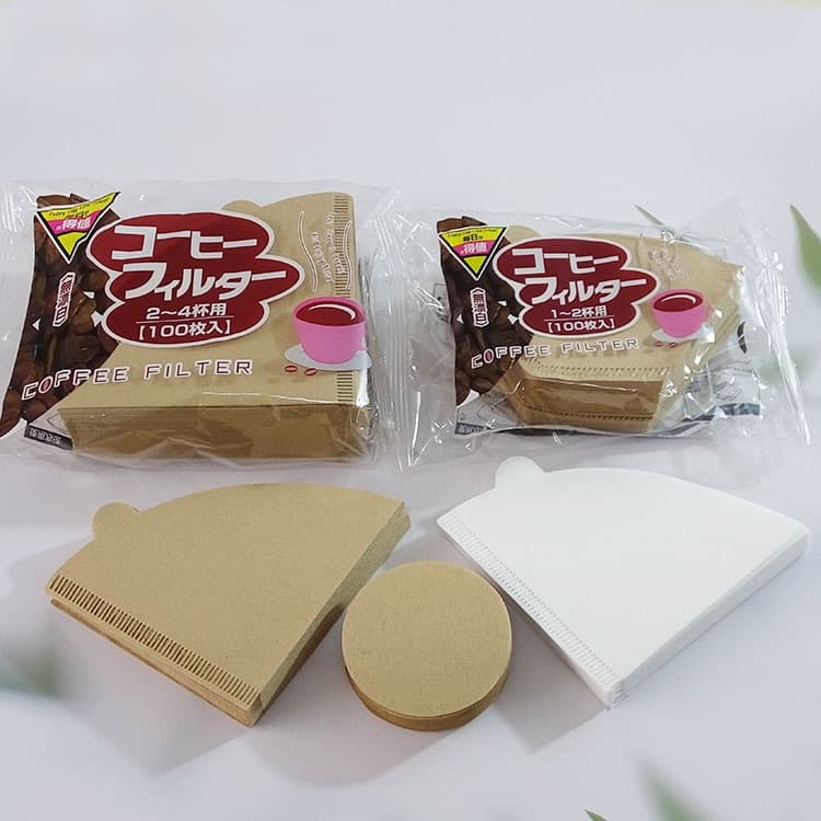 Diamond Coffee กระดาษกรองกาแฟดริป กระดาษดริปกาแฟ 100 แผ่น แบบหนา Drip Coffee Paper Filter V/U Shape กระดาษกรอง รูปที่ 2