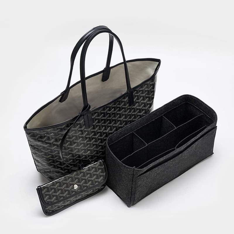 Evertoner Felt ใส่สําหรับ Gy GM PM Mini Tote กระเป๋าผู้หญิงกระเป๋าถือด้านในกระเป๋าเดินทางเครื่องสําอาง Liner กระเป๋า Shaper รูปที่ 8