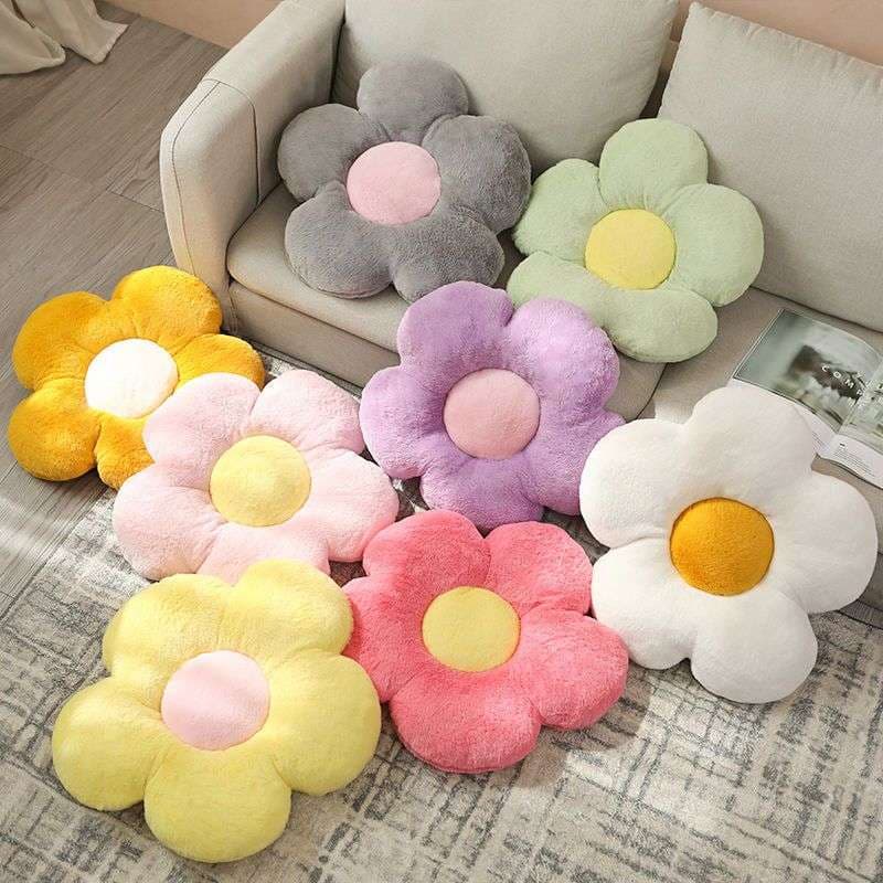 เบาะดอกไม้ เบาะรองนั่ง น่ารักมาก หมอนตุ๊กตา หมอนโซฟา 35/50CM รูปที่ 4