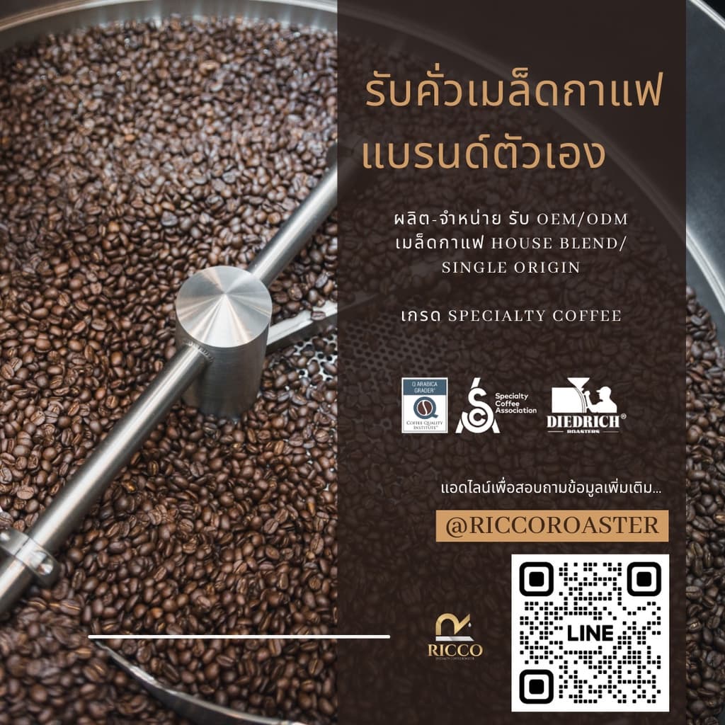 เมล็ดกาแฟพิเศษ House Blend - Ricco.Roaster ขนาด 100g รูปที่ 5