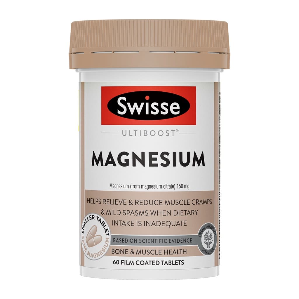 Swisse Magnesium ธาตุแมกนีเซียม 150mg 60เม็ด EXP06/2028 รูปที่ 2