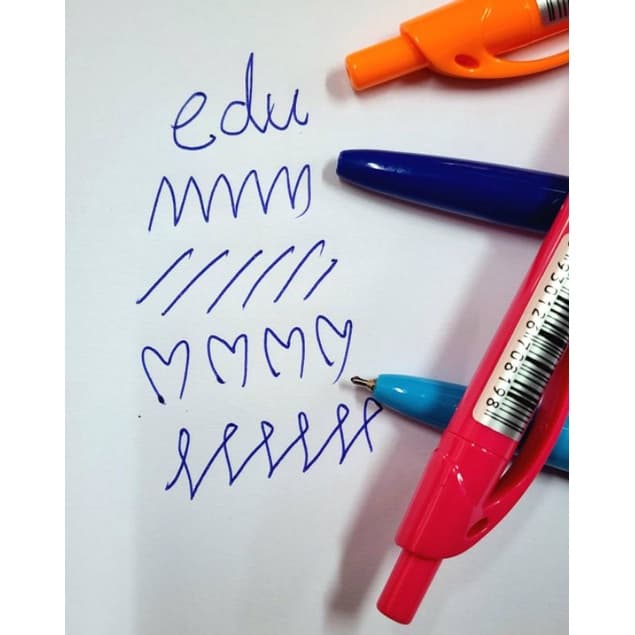 ปากกาลูกลื่น แบบกด EDU OG-573A หมึกน้ำเงิน 0.5 mm ​ รูปที่ 2