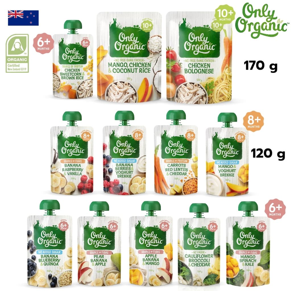 Only Organic อาหารเสริมสำหรับเด็ก ผลิตภัณฑ์ออร์แกนิค พร้อมทาน จากประเทศนิวซีแลนด์ รูปที่ 1