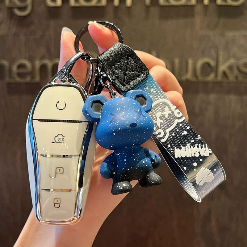 เคสกุญแจเหมาะสำหรับ BYD ATTO 2 ATTO 3 ATTO 1 BYD dolphin byd sealion 7 seal พวงกุญแจ เคสป้องกันรอยกุญแจ รูปที่ 2