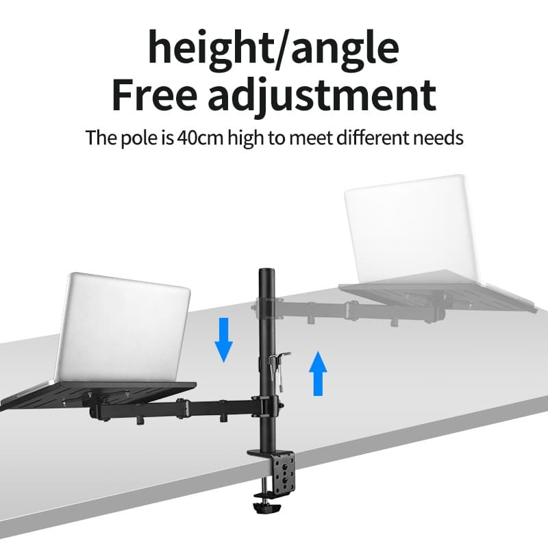 ขาตั้งจอคอม ขาตั้งโน๊ตบุ๊ค ขาตั้งจอคอมพิวเตอร์ Monitor+Laptop Stand 17-32นิ้ว 2-9kg ขาตั้งโน๊ตบุ๊ค แขนอะลูมิเนียมคู่ รูปที่ 8