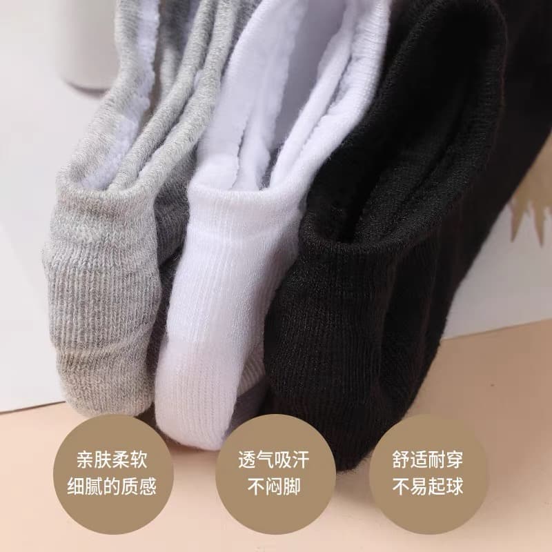 ส่งจาก กทม มีแบบ6คู่ ข้อเว้า ถุงเท้าโมจิ ฟรีไซส์ ชาย/หญิง 34-45 มีซิลิโคนกันหลุด รูปที่ 8