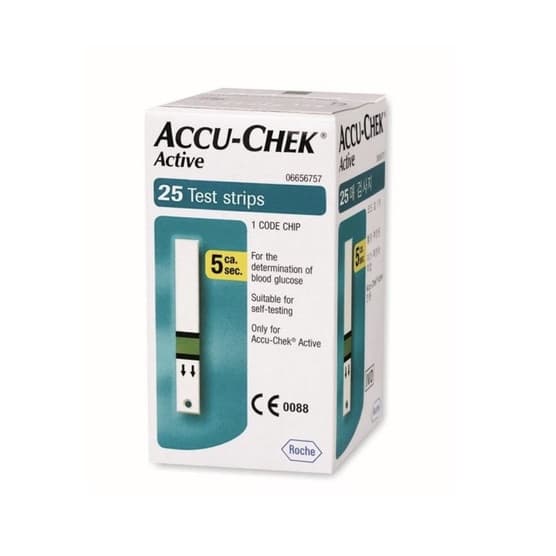 AccuChek Active แผ่นตรวจน้ำตาล หมดอายุ 09/27 รูปที่ 2
