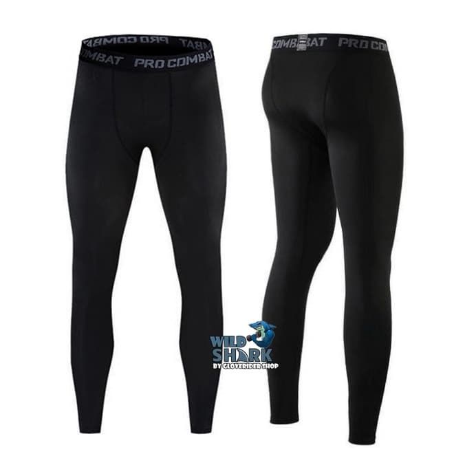 กางเกงรัดกล้ามเนื้อ ขายาว Pro Combat Running Pants body fit กางเกงออกกำลังกายใส่วิ่ง2 รูปที่ 1