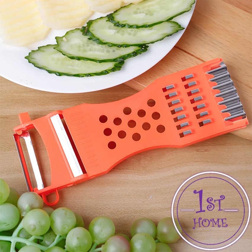ที่ขูดมะละกอ แบบหนา มีดปอกผลไม้ 5in1 veggie chopper รูปที่ 7