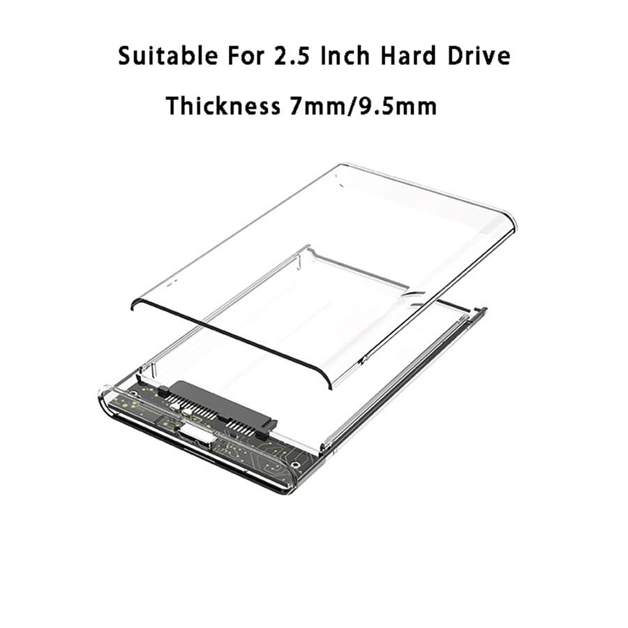 กล่องใส่ HDD USB 3.0 External Box Hard Drive 2.5 กล่องใส่ฮาร์ดดิส External Hard Drive เชื่อมต่อคอมพิวเตอร์ ,SmartTV รูปที่ 3