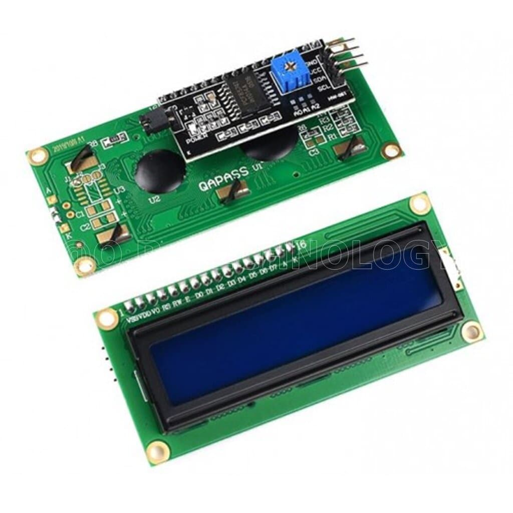 AA013 จอแสดงผล LCD1602 IIC/I2C Blue Backlight หน้าจอ 16ตัวอักษร 2บรรทัด arduino รูปที่ 2
