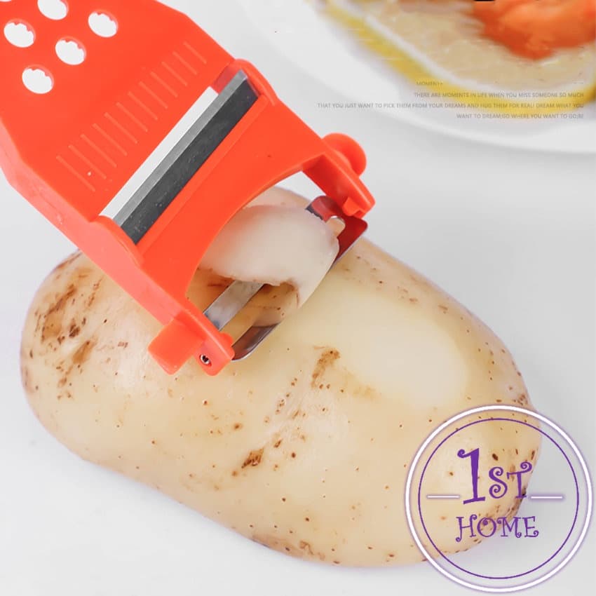 ที่ขูดมะละกอ แบบหนา มีดปอกผลไม้ 5in1 veggie chopper รูปที่ 6