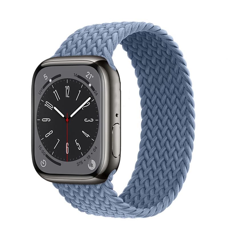 Braided Solo Loop สําหรับ For Smart Watch Series 10 9 8 7 6 5 3 4 SE Ultra 2 49 มม.44 มม.45 มม.42 มม.46 มม.40 มม.38 มม.สร้อยข้อมือ รูปที่ 9