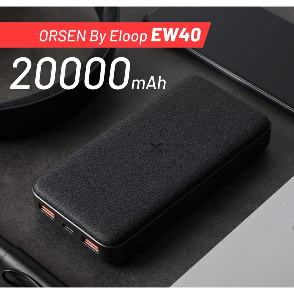 Orsen by Eloop EW40 20000mAh EW35 10000mAh แบตสำรองไร้สาย PD Wireless PowerBank ชาร์จเร็ว รูปที่ 3