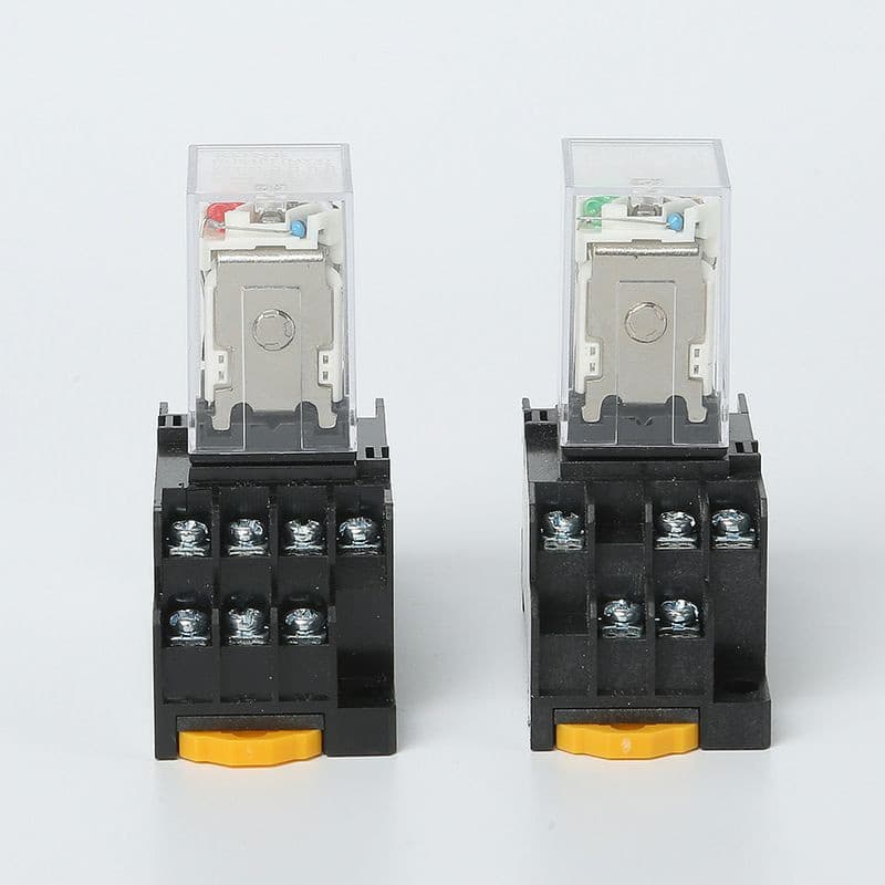 MY4 MY4N มีไฟ RELAY 12VDC , 12VAC, 24VDC,24VAC,110v, 220VAC +Socket i ร้านเราส่งทุกวัน รูปที่ 2