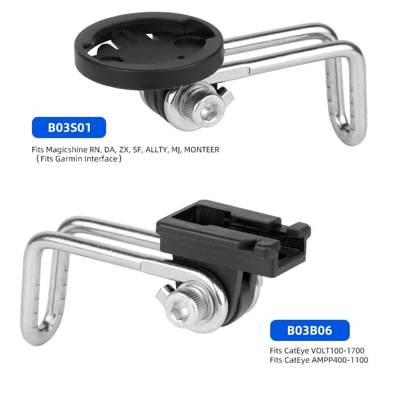 ขาตั้งไฟหน้ารถจักรยาน สําหรับ Gaciron Rockbros Enfitnix CatEye Trerk รูปที่ 5