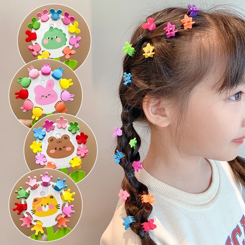 ใหม่ ชุดกิ๊บติดผมหน้าม้า กิ๊บแตก เครื่องประดับผม สําหรับเด็ก 10 ชิ้น รูปที่ 1