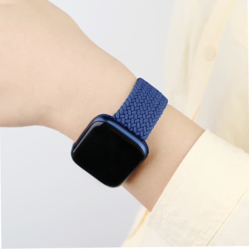 Braided Solo Loop สําหรับ For Smart Watch Series 10 9 8 7 6 5 3 4 SE Ultra 2 49 มม.44 มม.45 มม.42 มม.46 มม.40 มม.38 มม.สร้อยข้อมือ รูปที่ 8