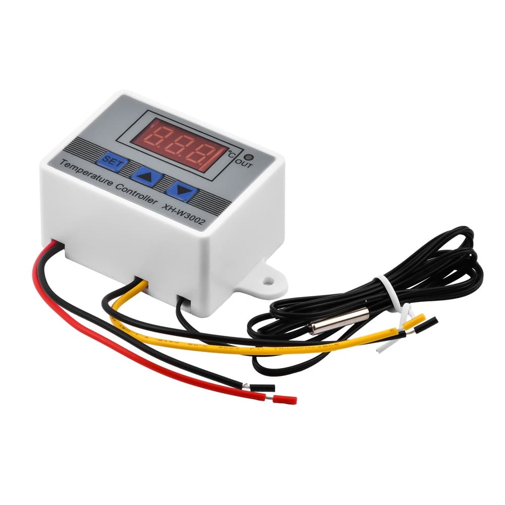 XH-W3002 AC 110-220V อุปกรณ์เทอร์โมมิเตอร์ดิจิตอลสําหรับควบคุมอุณหภูมิมีไฟ Temperature Controller รูปที่ 5