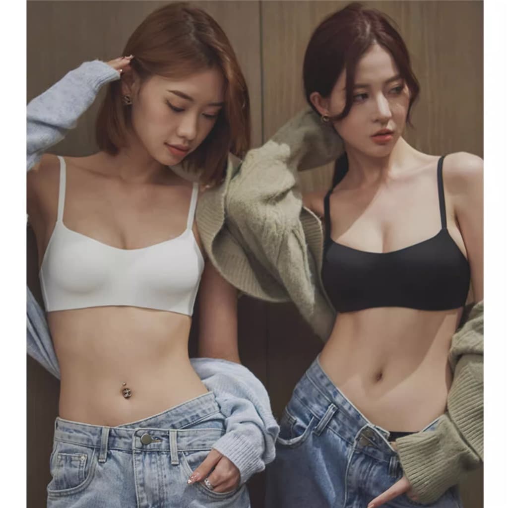 หน้าอกเล็ก เซ็กซี่ เด็กสาว ดันทรง ชุดชั้นในไร้สาย สบาย ผู้หญิง ชุดชั้นใน ชิ้นเดียว ไร้รอยต่อ บราเล็ตต์ รูปที่ 1