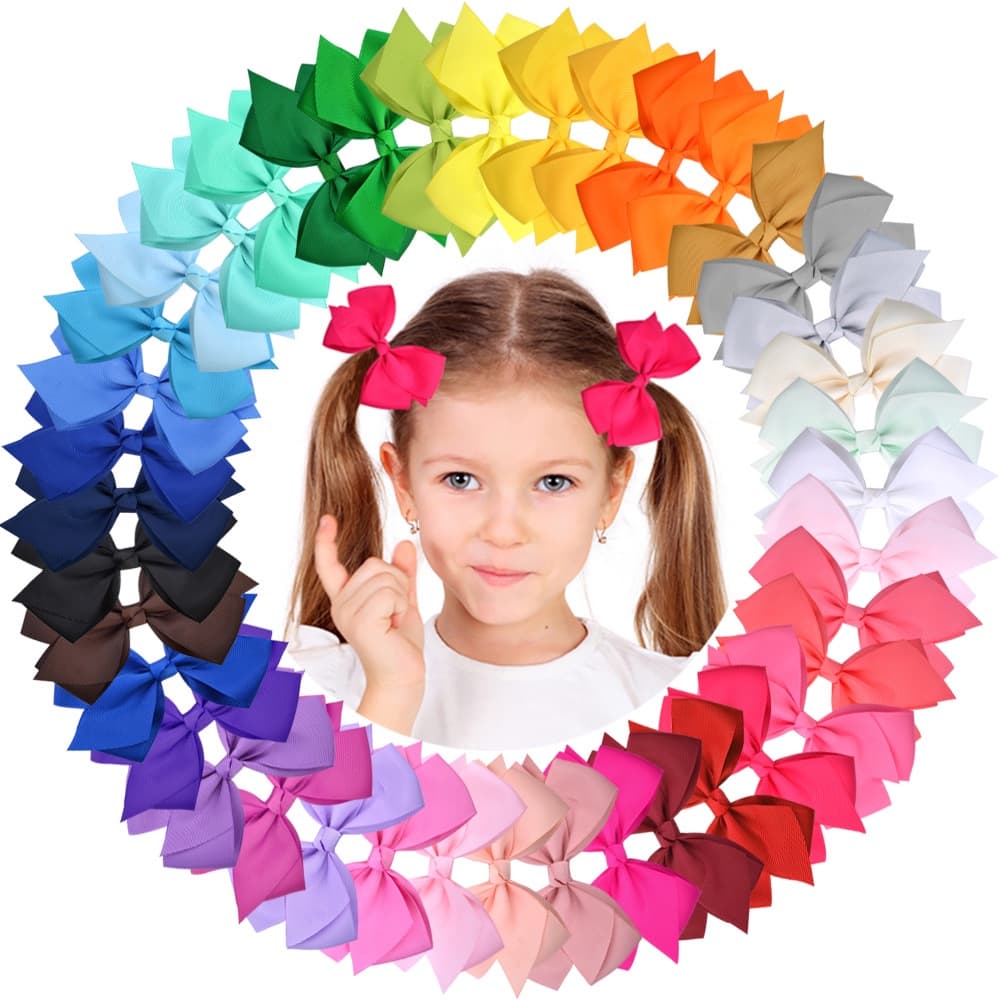 กิ๊บติดผม แฮนด์เมด ขนาด 4.5 นิ้ว สีแคนดี้ สําหรับเด็กผู้หญิง จํานวน 1 ชิ้น รูปที่ 2
