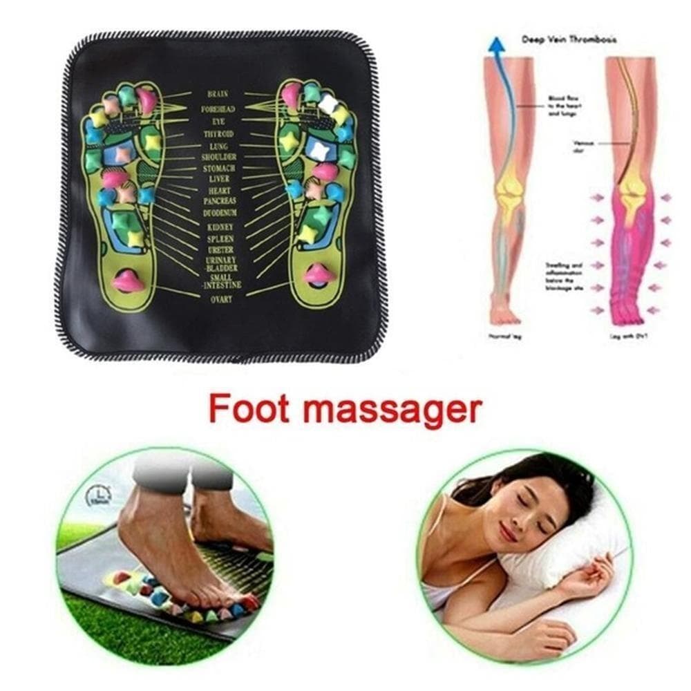 Seyawson แผ่นนวดบําบัด Acupoint Mat ขาผ่อนคลายนวดเท้า รูปที่ 7