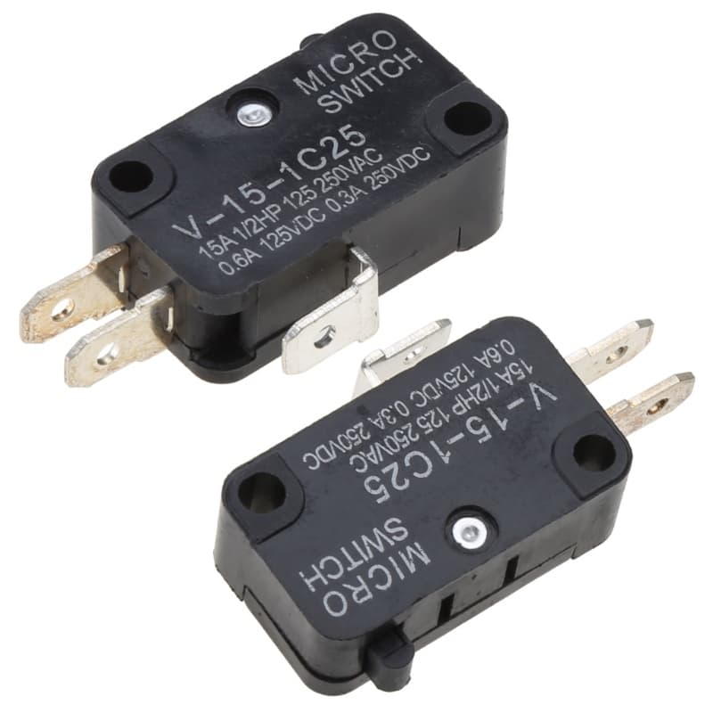 Ppy SPDT Micro Limit Switch สําหรับเตาอบไมโครเวฟหม้อหุงไฟฟ้า KW7-0C AC125V 250V รูปที่ 8