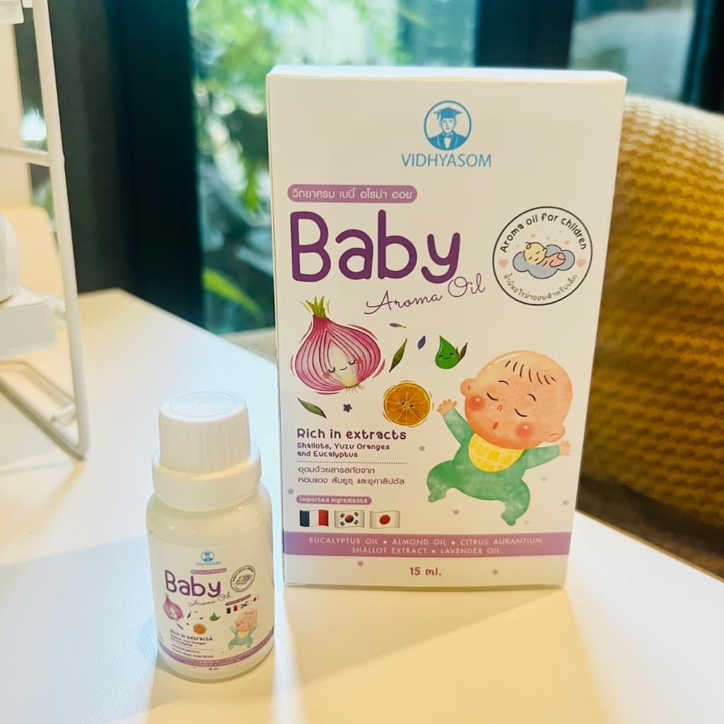 ส่งด่วนพิเศษไม่มีวันหยุดวิทยาศรม นํ้ามันหอมแดง บรรเทาลูกน้อยหายใจครืดคราด คัดจมูก นํ้ามูกไหล รูปที่ 6