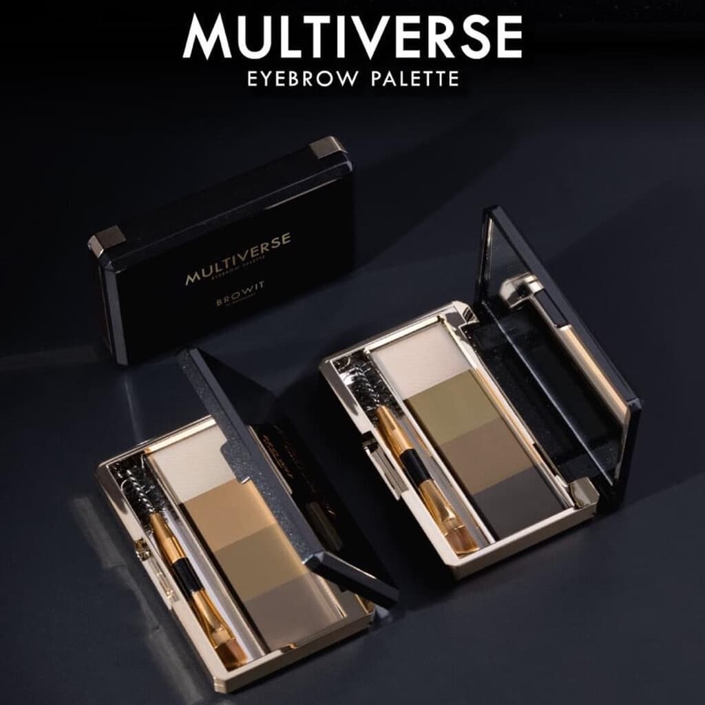 บราวอิท พาเลทเขียนคิ้วชนิดฝุ่น 4 สี Browit Multiverse Eyebrow Palatte รูปที่ 5