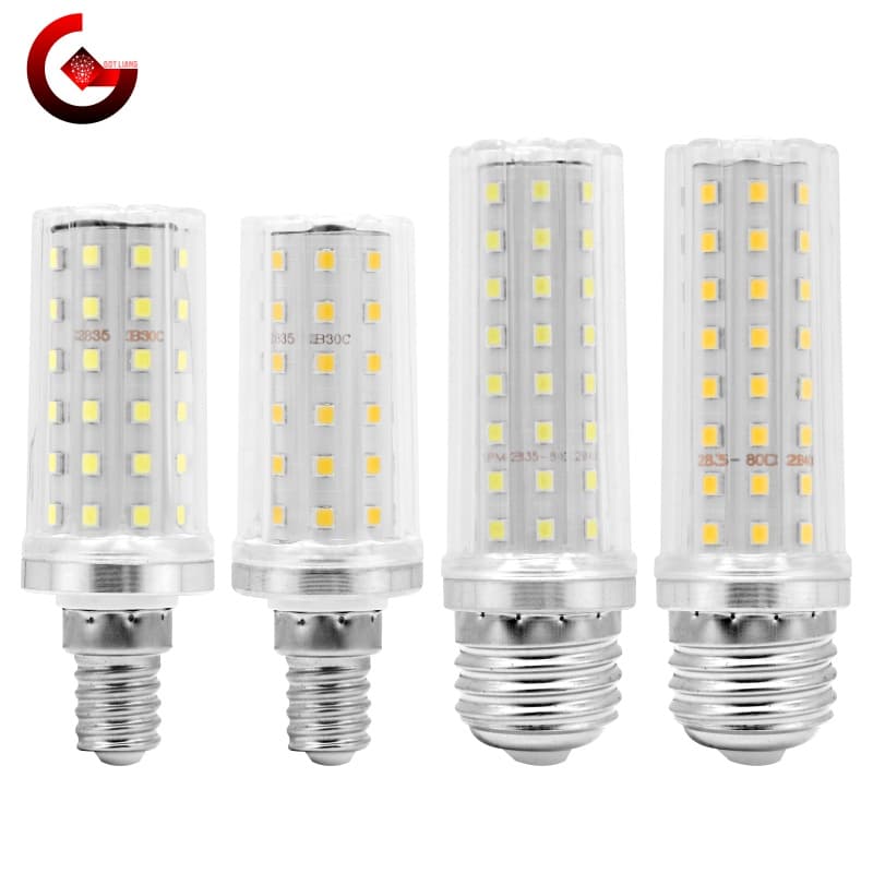 Got Liang หลอดไฟ LED 5W 7W E27 E14 60 80LEDs SMD2835 220V-240V สําหรับตกแต่งบ้าน รูปที่ 1