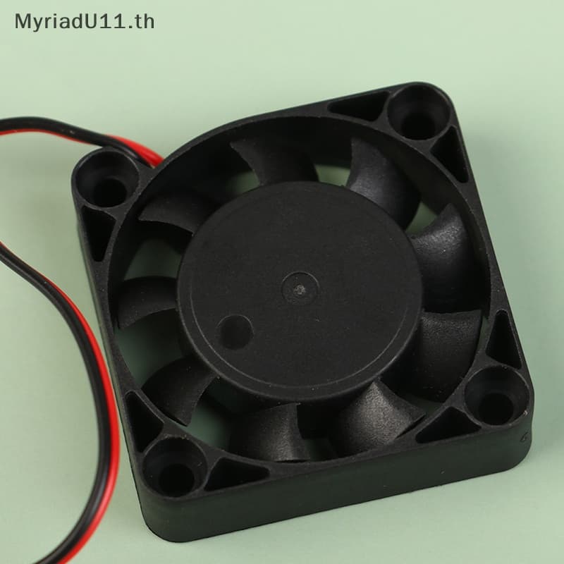 MyriadU 1PC 4010 5V 12V 24V 4CM CPU กราฟิกคอมพิวเตอร์โน้ตบุ๊คแล็ปท็อปพัดลมปิดเสียง รูปที่ 5