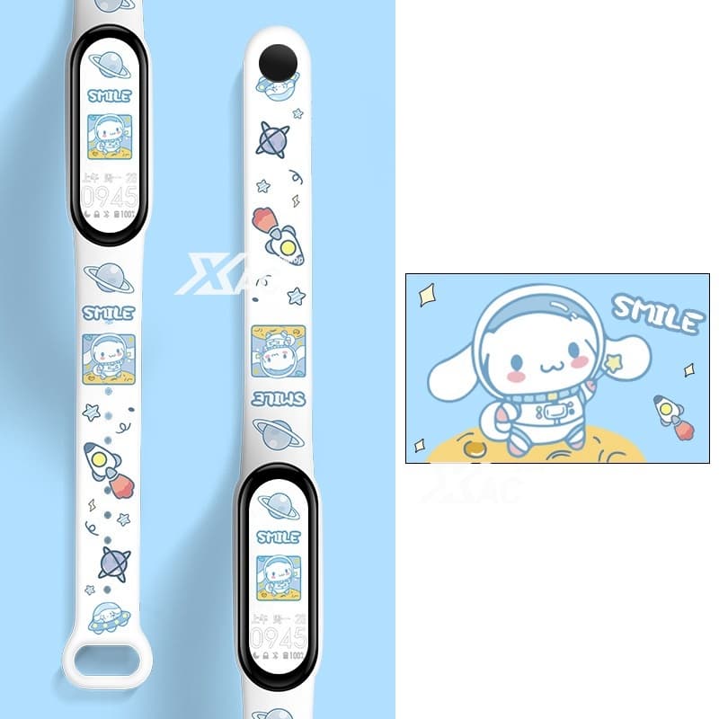 Mi band 9 สําหรับ Mi band 8 สําหรับ Mi band 7 สร้อยข้อมือกีฬาซิลิโคน Miband6 miband 10 สายรัดข้อมือสําหรับ xiaomi Mi band 6 5 4 3 รูปที่ 9