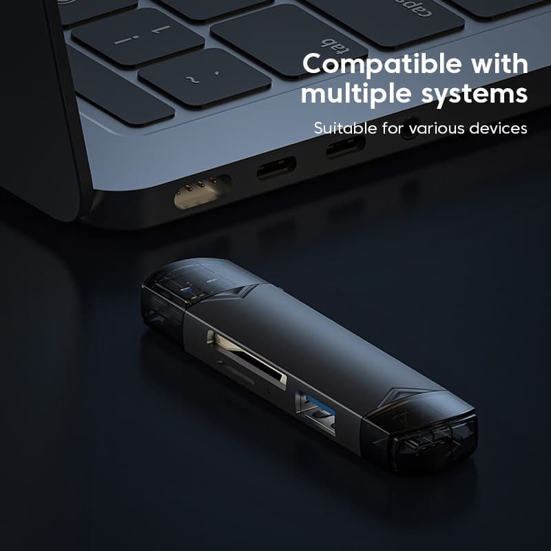 Moov CR01 6 in 1 Card Reader Type C / USB 3.0 / Micro OTG เครื่องอ่านการ์ด SD card แฟลชไดรฟ์ รูปที่ 5