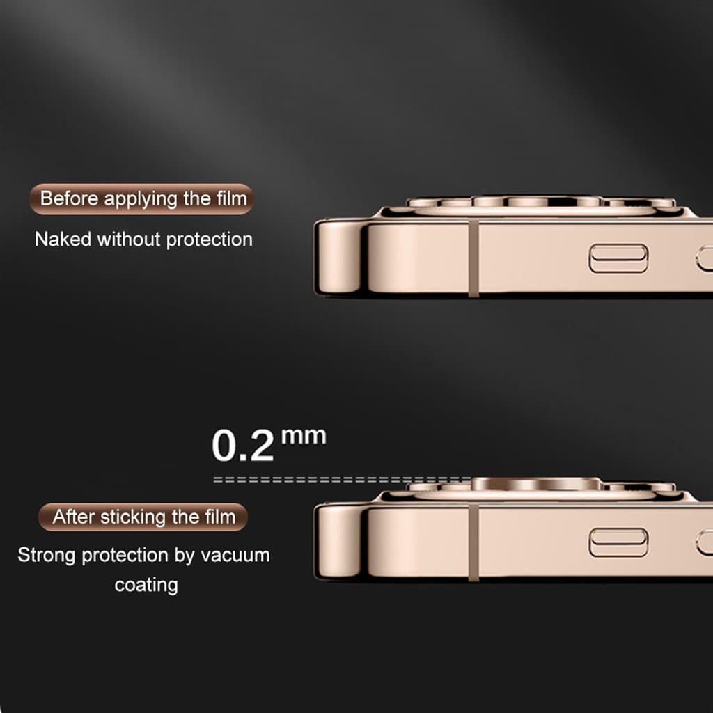 THB 9ฟิล์มกล้องสำหรับ For iPhone 11 13 16 14 17 Pro 15 pro max 12 Pro Max Air ฟิล์มหลัง กระจกกล้อง กล้องหลัง ฟิล์ม รูปที่ 6
