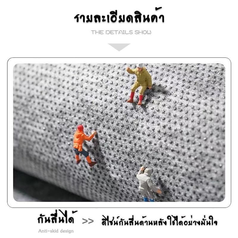 พรมเช็ดเท้า พรมห้องน้ำ พรมเช็ดเท้าหน้าประตู พรมกันลื่น พรมปูพื้น พรมซึมซับได้ดีซักได้ ขนาด40*60ซม. รูปที่ 8