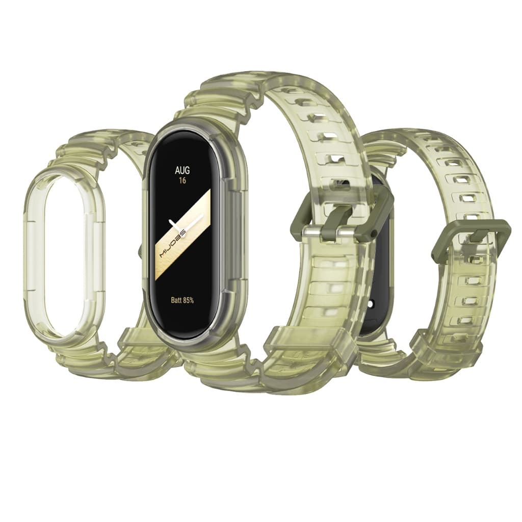 Mijobs สําหรับ Mi Band 10 9 8 ผู้ชายผู้หญิงกันน้ําสําหรับ Mi Band 7 สร้อยข้อมือกีฬาสําหรับ Xiaomi Mi Band 6/Mi Band 5 NFC Global รุ่น TPU เปลี่ยนอุปกรณ์เสริมสายรัดข้อมือ รูปที่ 7