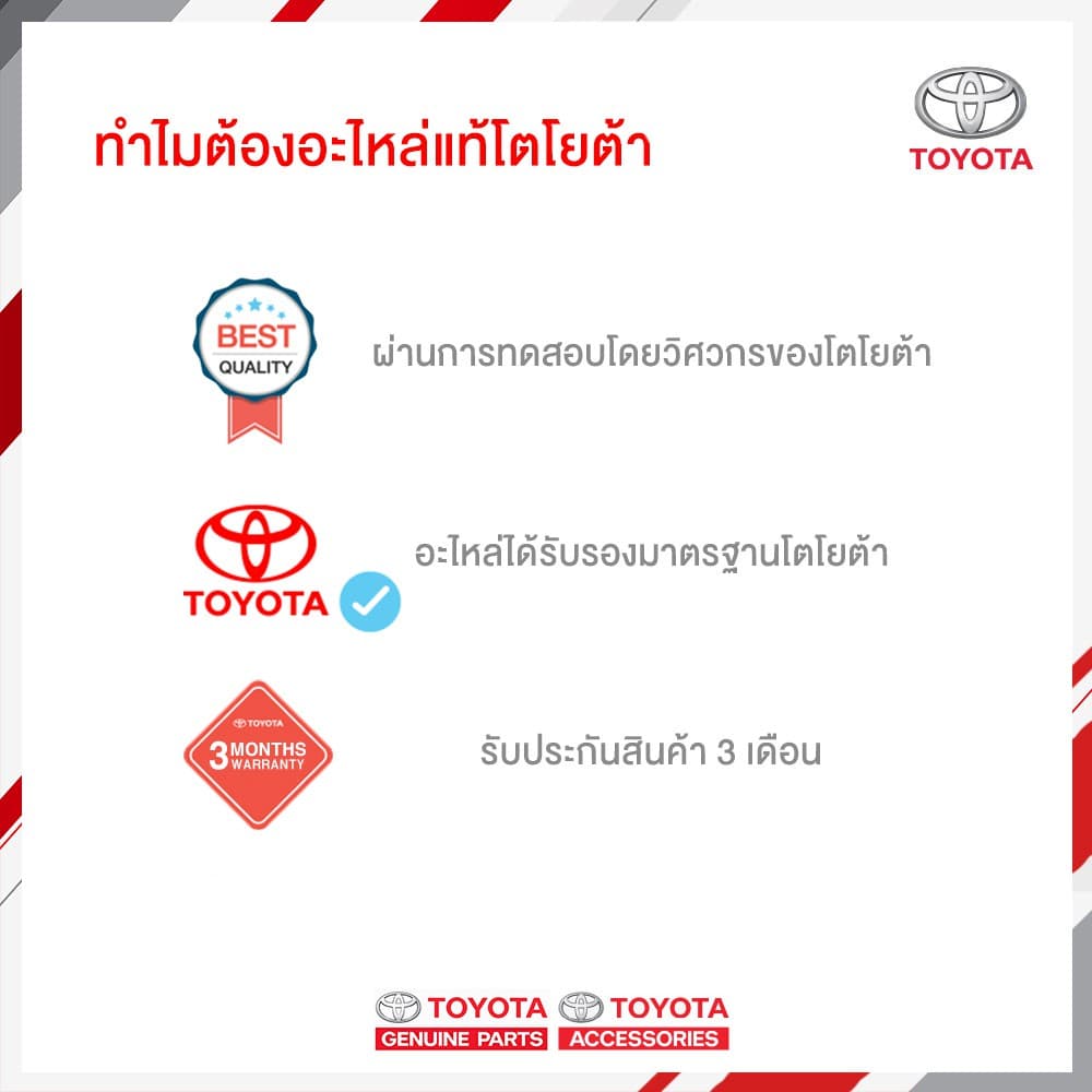 TOYOTA กรอบป้ายทะเบียนสเตนเลสโตโยต้า รูปที่ 3