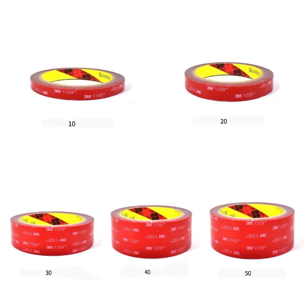 เทปกาว 3M VHB เทปกาวสองหน้า ยาว 3 เมตร เหนียวแน่น แรงยึดติดสูง เทปกาว 2 หน้า รุ่นใหม่ล่าสุด รูปที่ 3