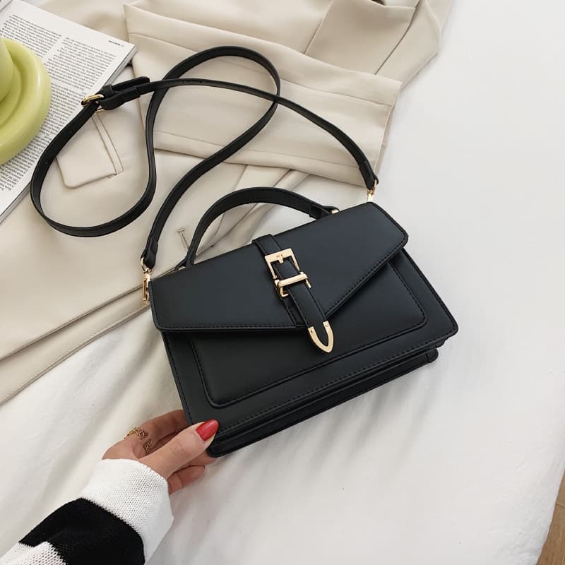 กระเป๋าถือ กระเป๋าสะพาย crossbody หนัง PU พรีเมี่ยม สวยหรู รูปที่ 7