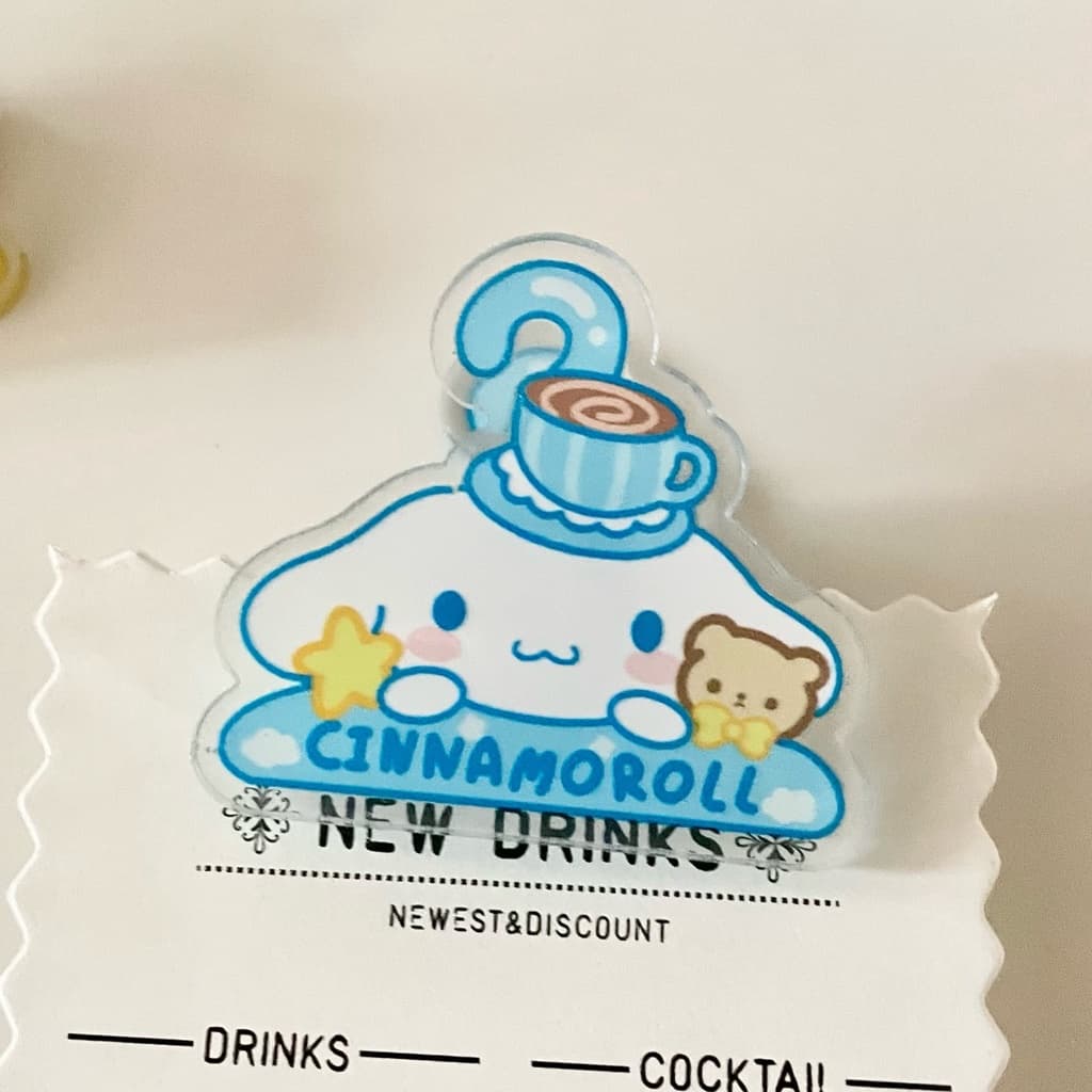 คลิปหนีบโพสท์อิท แบบสองด้าน ลาย Sanrio น่ารัก ของขวัญ 1 ชิ้น รูปที่ 3