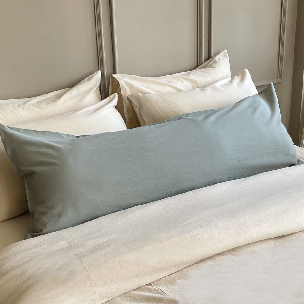 ปลอกหมอนบอดี้ Solstice Home สีพื้น ปลอกหมอนยาว ผ้าฝ้ายสไตล์ญี่ปุ่น - มินิมอล Body Pillowcase ทำจากผ้าฝ้าย 100% รูปที่ 6