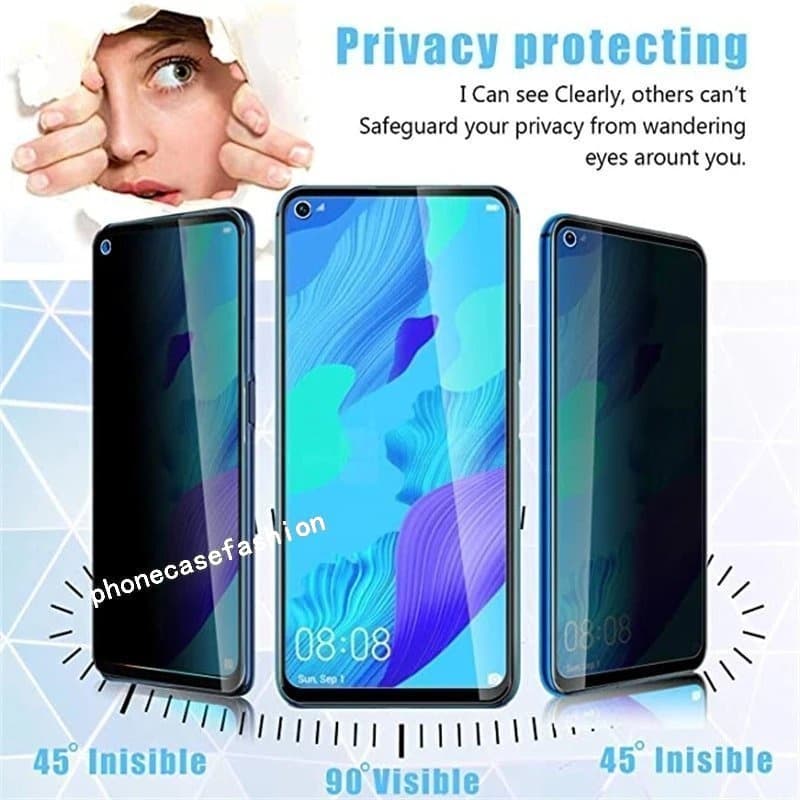 2in1 ความเป็นส่วนตัวป้องกันหน้าจอสําหรับOppo reno 15 14 13 12 11 10 pro plus 5G 13F 12F 11F reno10 reno12 10pro + 2023 Tinted Anti Spyกระจกนิรภัยป้องกันฟิล์ม รูปที่ 4