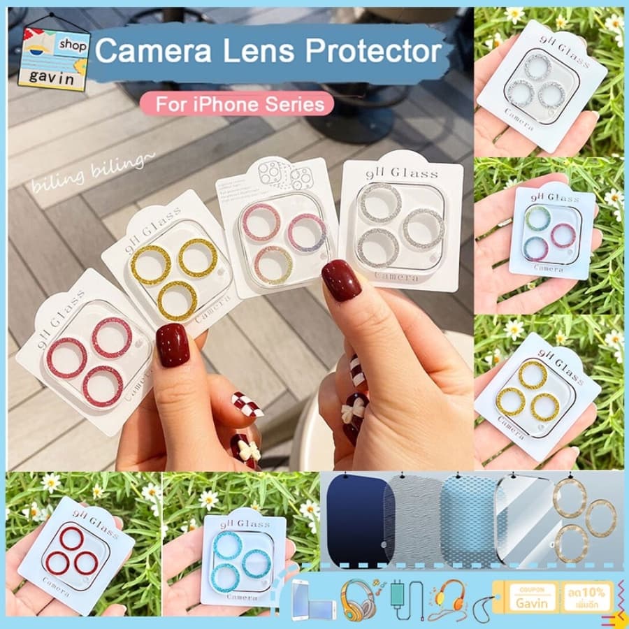 กระจกกันรอยกล้อง For iPhone 11 17 13 16 Pro Max Case iPhone 13 14 12 15 Pro Max 13 Pro Max 16 Plus 13 Mini สีสันสวยงาม รูปที่ 4