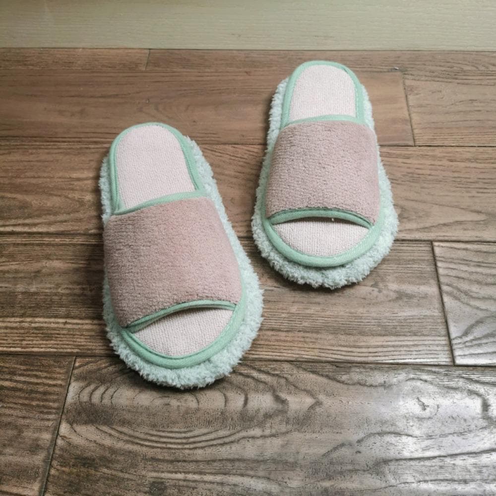 POLI Microfibre Mop Slipper: รองเท้าแตะสำหรับทำความสะอาดและกำจัดฝุ่นอย่างง่าย รูปที่ 3