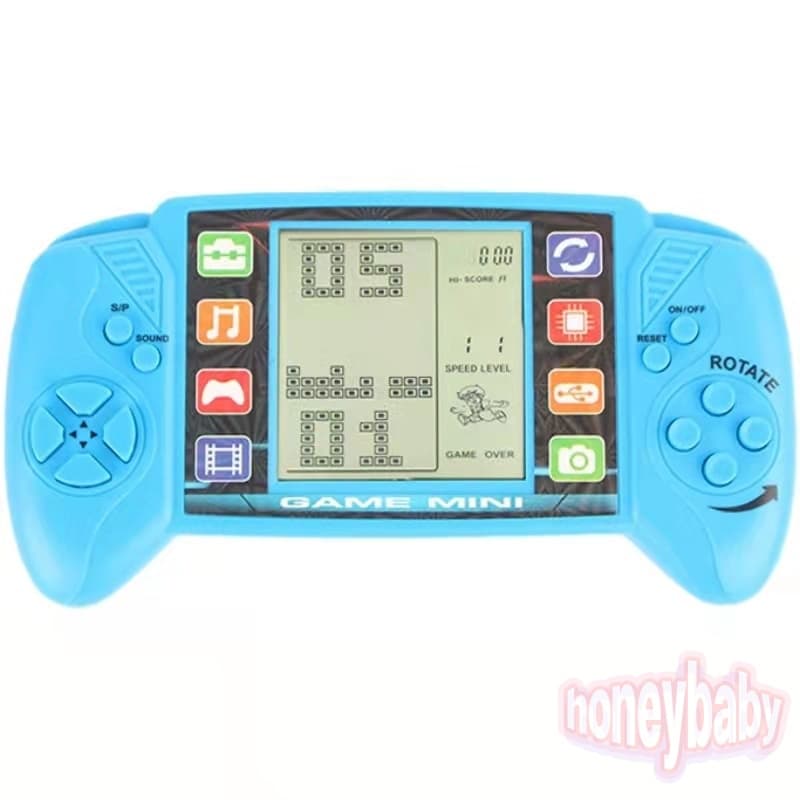 เกมคอนโซลกดกดคละสี เกมกดคลาสสิก ของเล่นเด็ก ของเล่นใส่ถ่าน Tetris Classic Game Machine รูปที่ 5