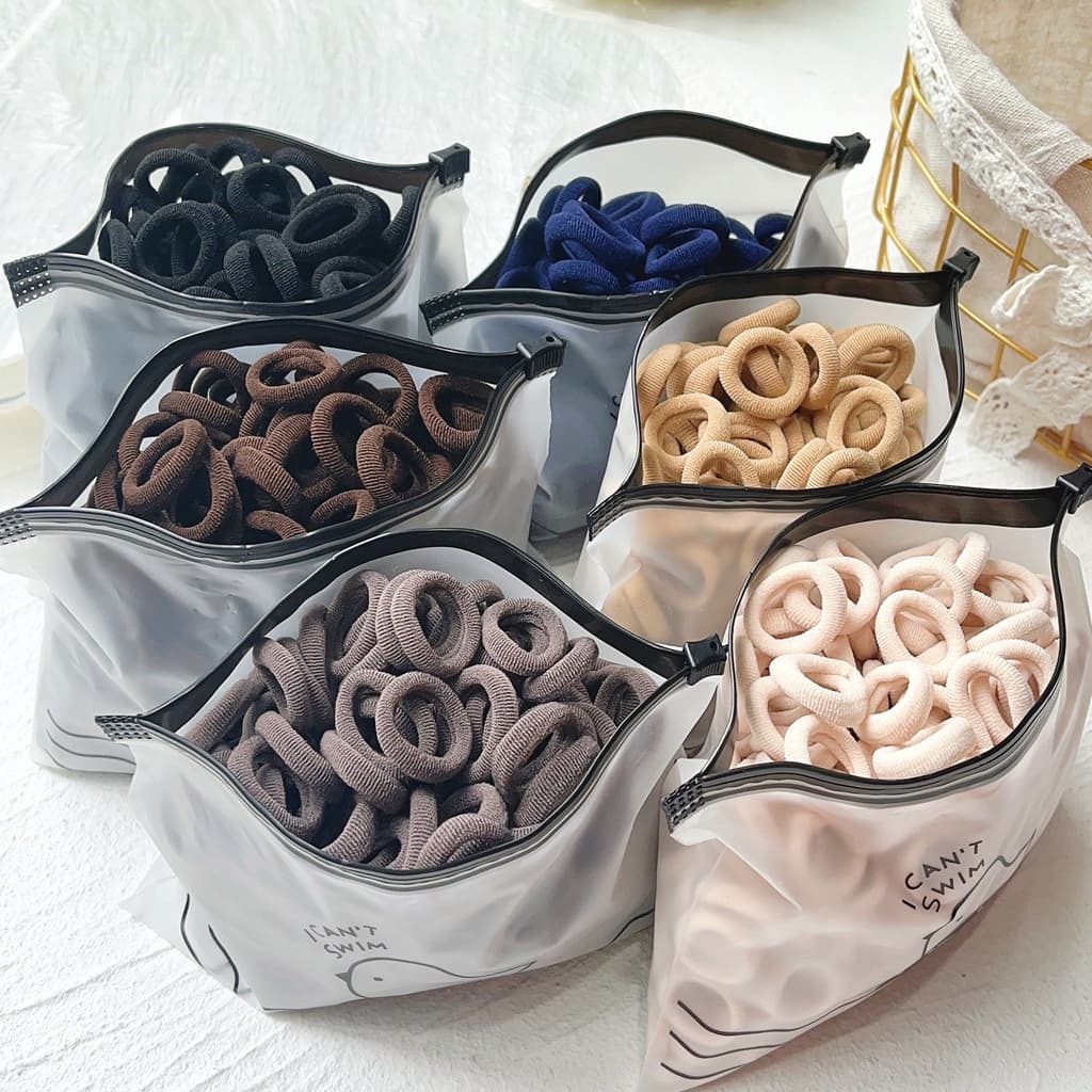 ยางรัดผมสีพื้น เรียบง่าย 20 ชิ้น/เซต ยางยืด คาดผม เชือกรัดผม เครื่องประดับผม สําหรับเด็กผู้หญิง ที่ใส่หางม้า