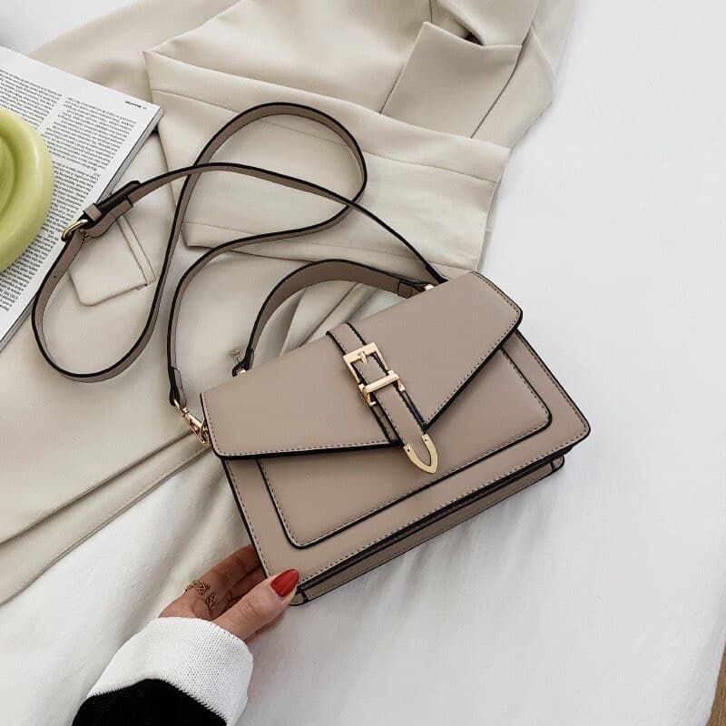 กระเป๋าถือ กระเป๋าสะพาย crossbody หนัง PU พรีเมี่ยม สวยหรู รูปที่ 3